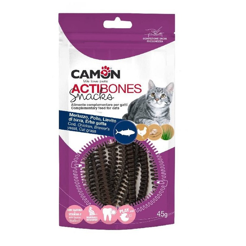 Actibones with codfish, chicken and brewer`s yeast (45g)