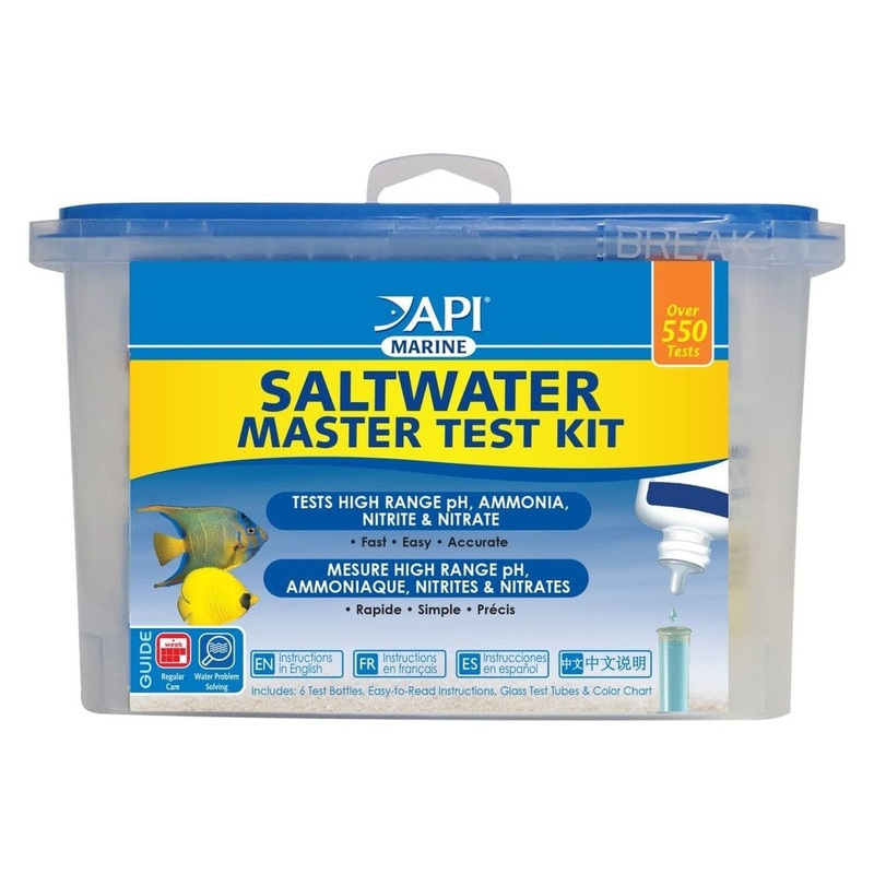 API Saltwater aquarium master test kit, 550 count