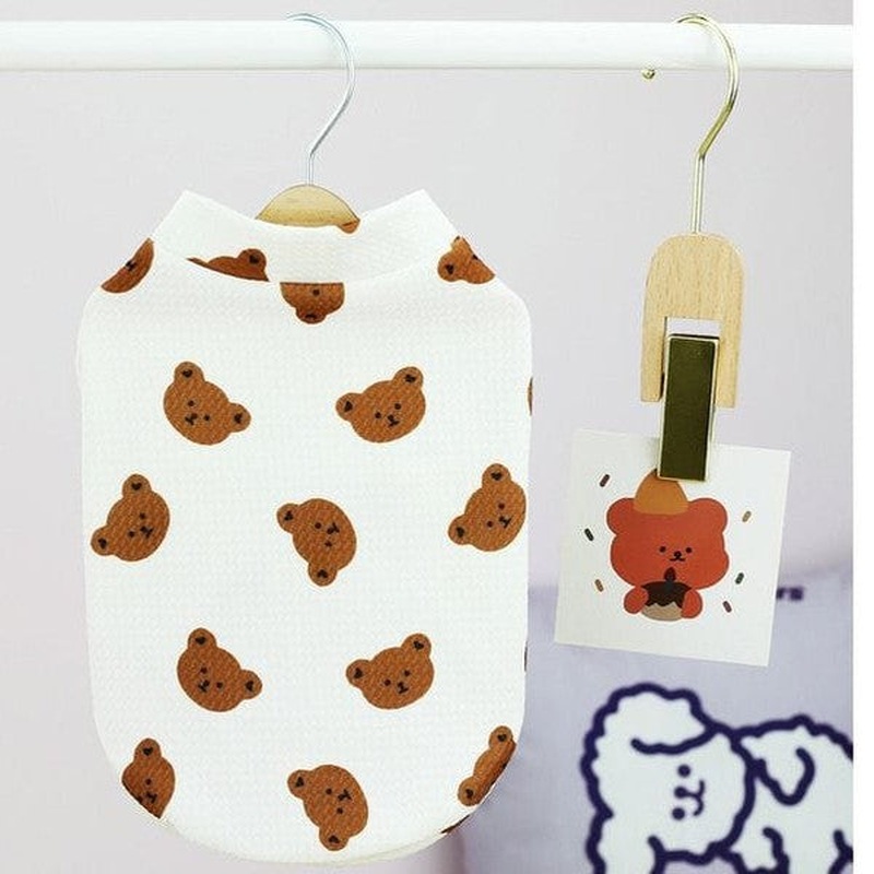 White Bear Cat Clothes