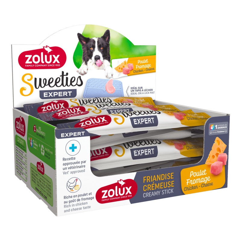 Zolux Sweeties Creamy Stick For Dog - Chicken Cheese,