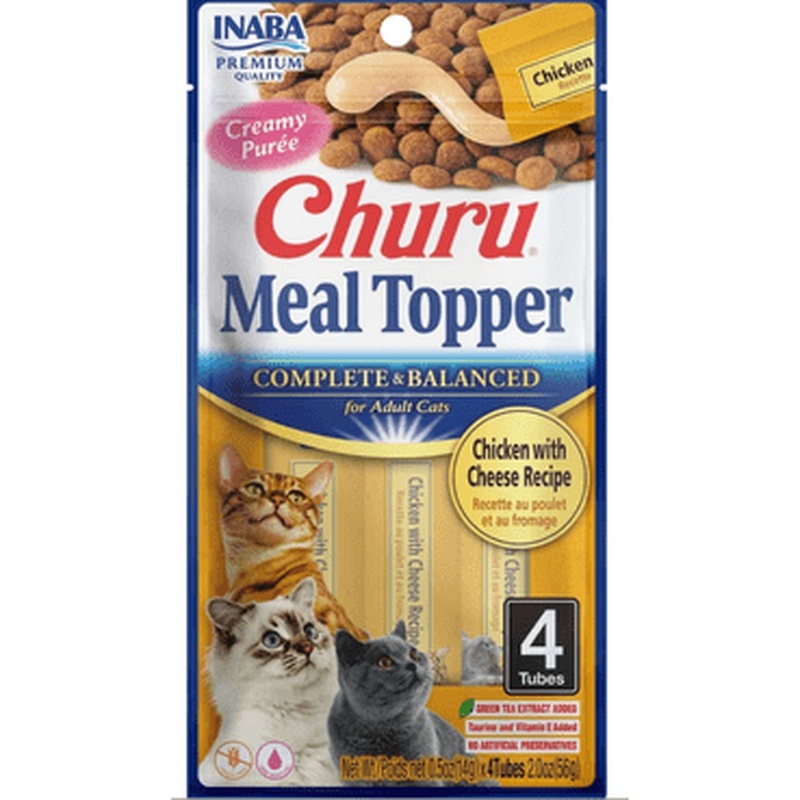 Churu Complete & Balanced for Adult Cats Chicken with Cheese Recipe