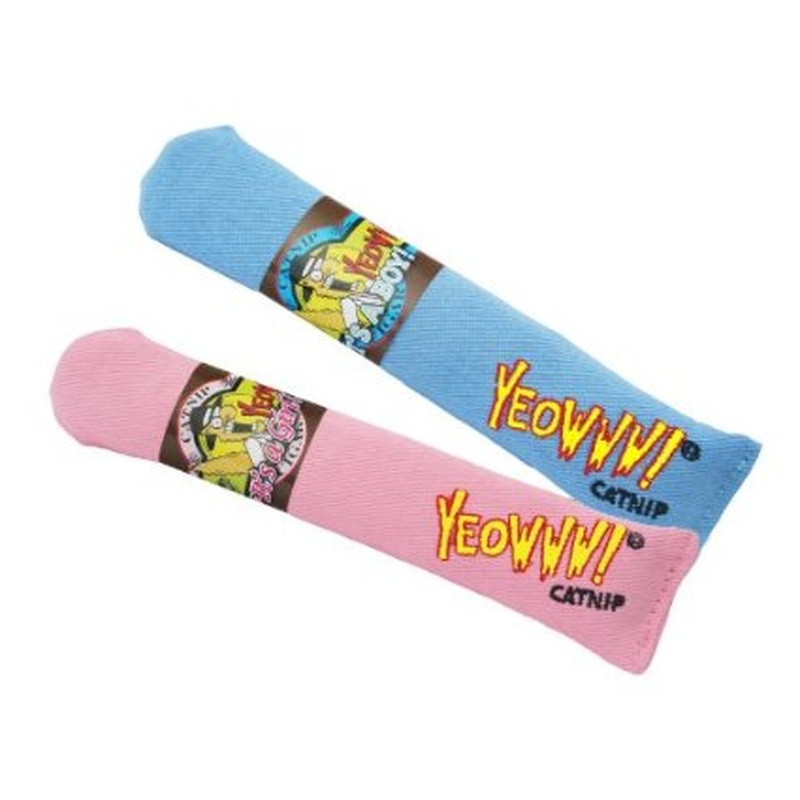 Yeowww! Cigar Blue Catnip Cat Toy