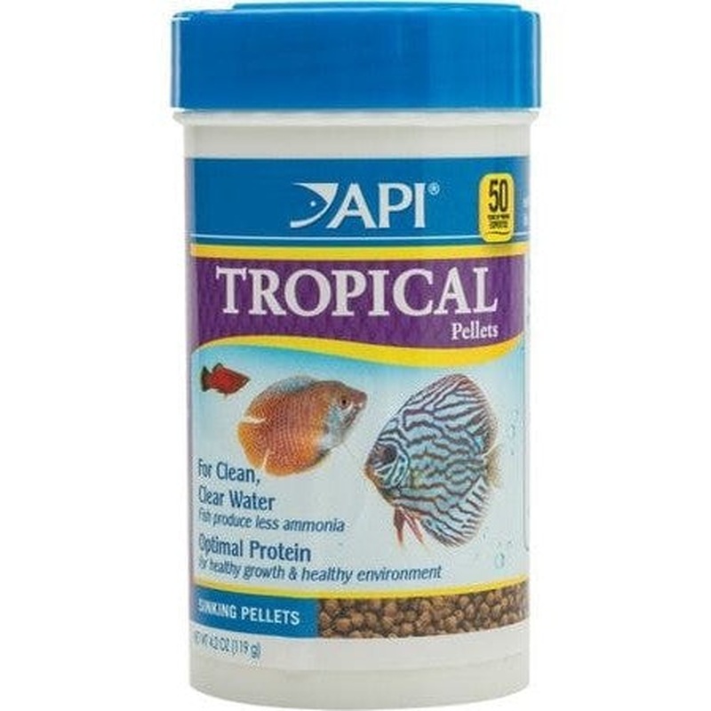 API Pellets Tropical Fish Food, 4.2 OZ