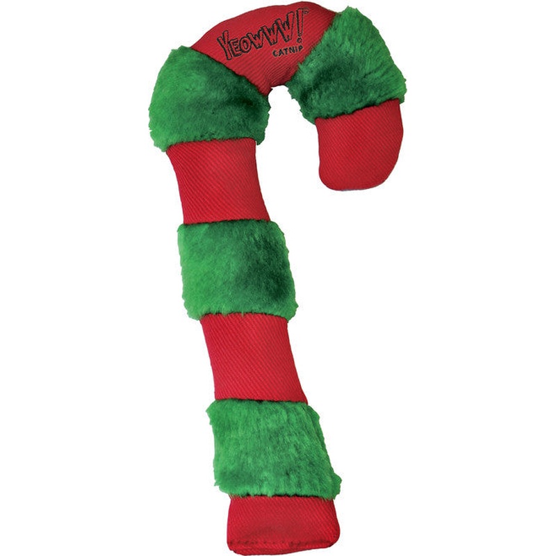 Yeowww! Holiday Catnip Cat Toy Candy Cane