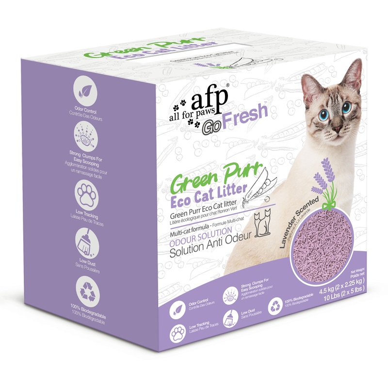 2 Boxes Go Fresh-Green Purr Eco Cat Litter (2.25KG/ Box)