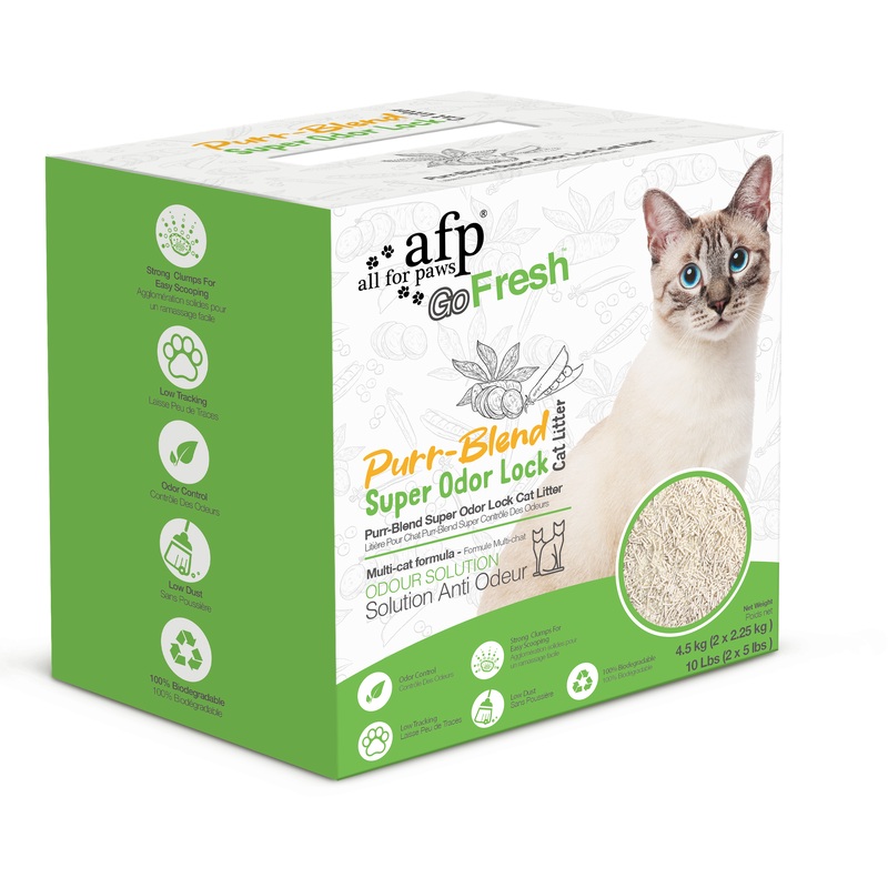2 Boxes Go Fresh-Purr-Blend Super Odor Lock Cat Litte (2.25KG/ Box)