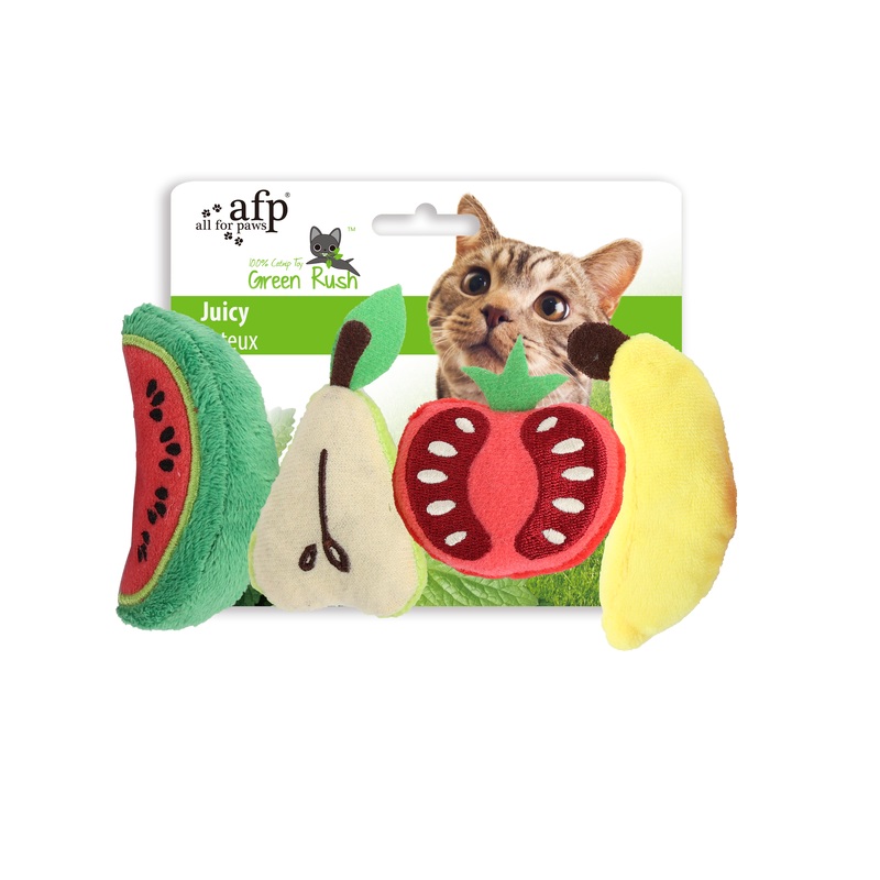 AFP Green Rush Vitamin Cat toy - Pack of 4 toys