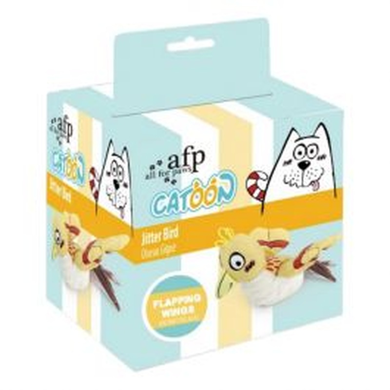 AFP Jittering Bird Pet Toy (Yellow)