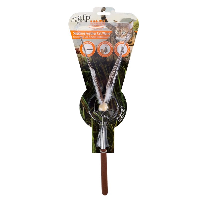 AFP  Swirling Feather Cat Wand - Teaser