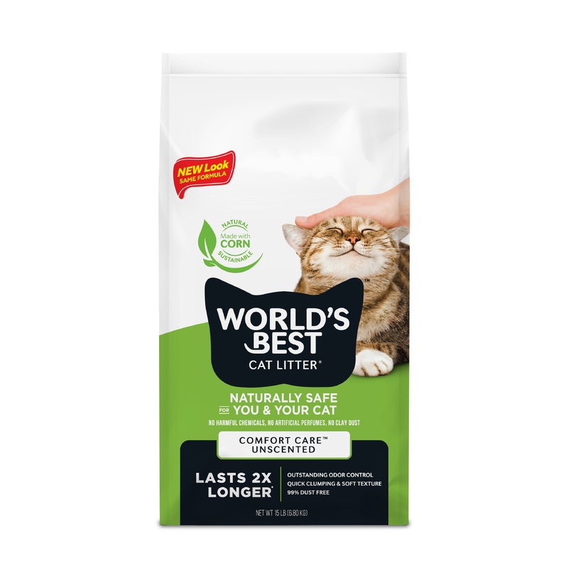 World's Best Cat Litter Clumping Formula, 15lb Bag
