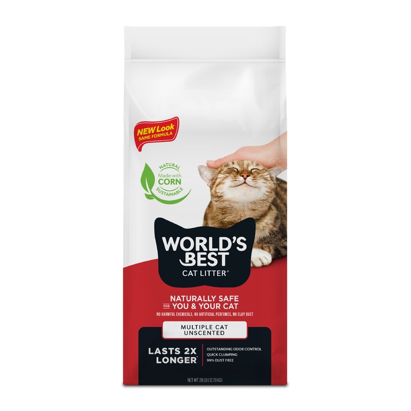 World's Best Cat Litter Multiple Cat Formula, 28lb Bag