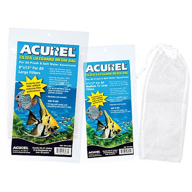 Acurel Filter Drawstring Lifeguard Bag 4 x 12in