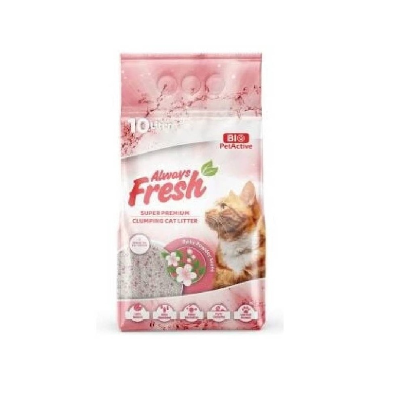 Always Fresh Baby Powder Scent (Clumping Cat Litter) 10L