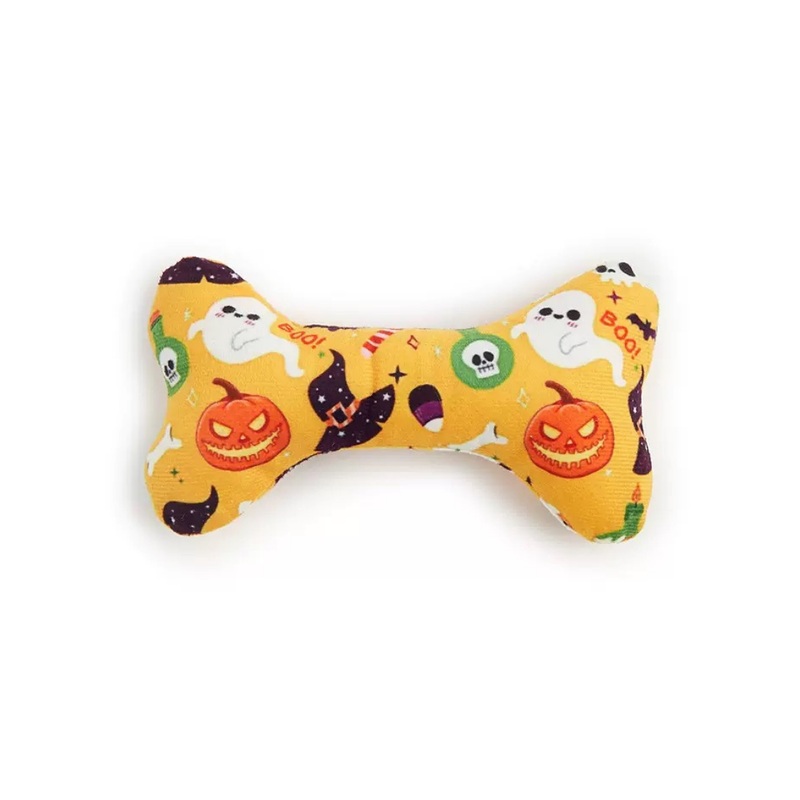 Yellow Plush Christmas Bone
