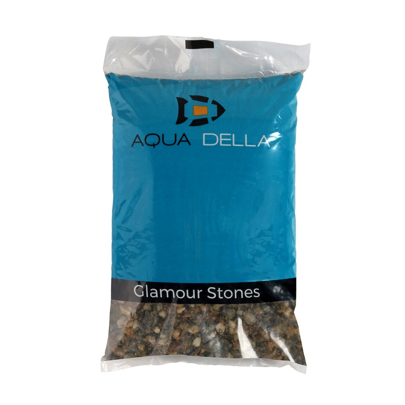 AQUARIUM GRAVEL DARK COARSE 3-6mm - 10kg