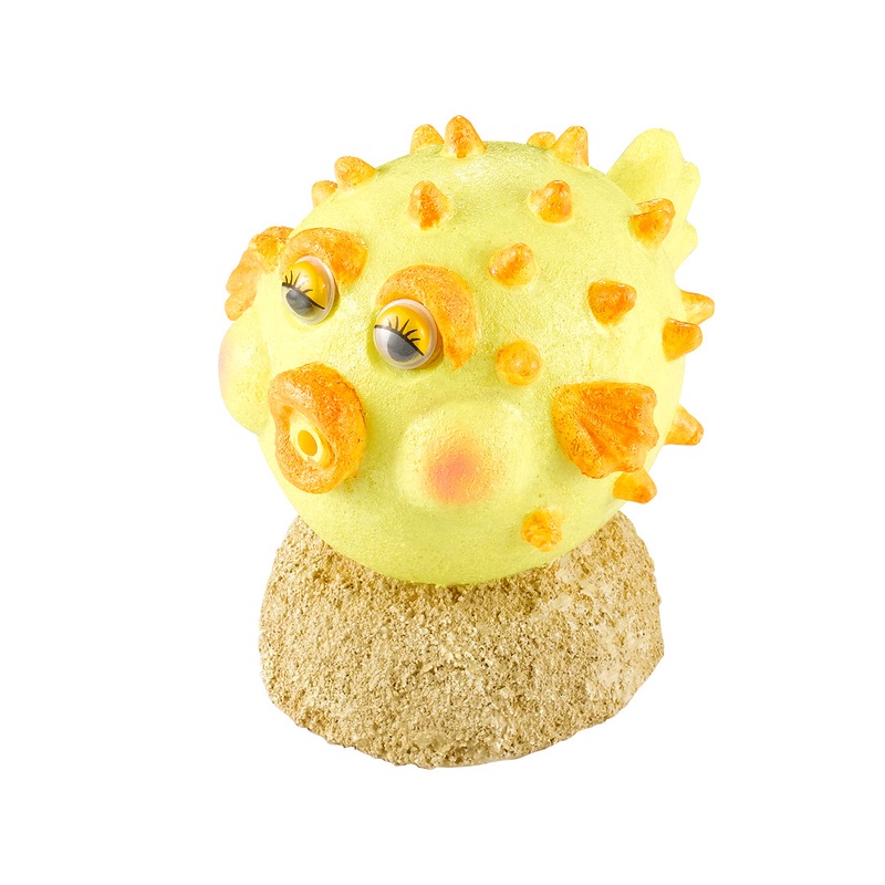 Action Air puffer fish 8x6,5x7,3CM Multicolour