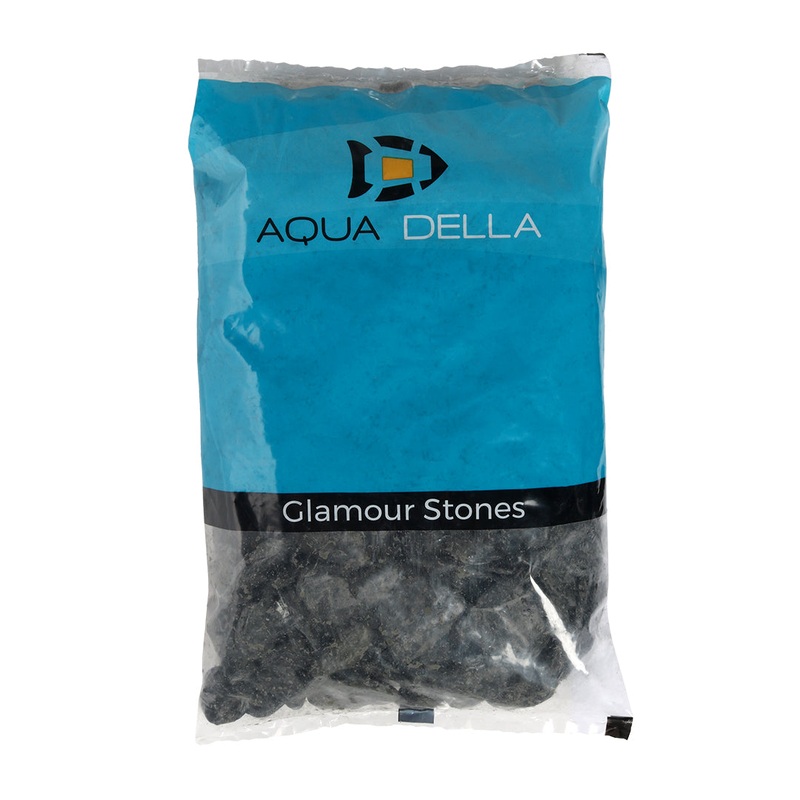 AQUARIUM GRAVEL PEBBLES BLACK 2kg