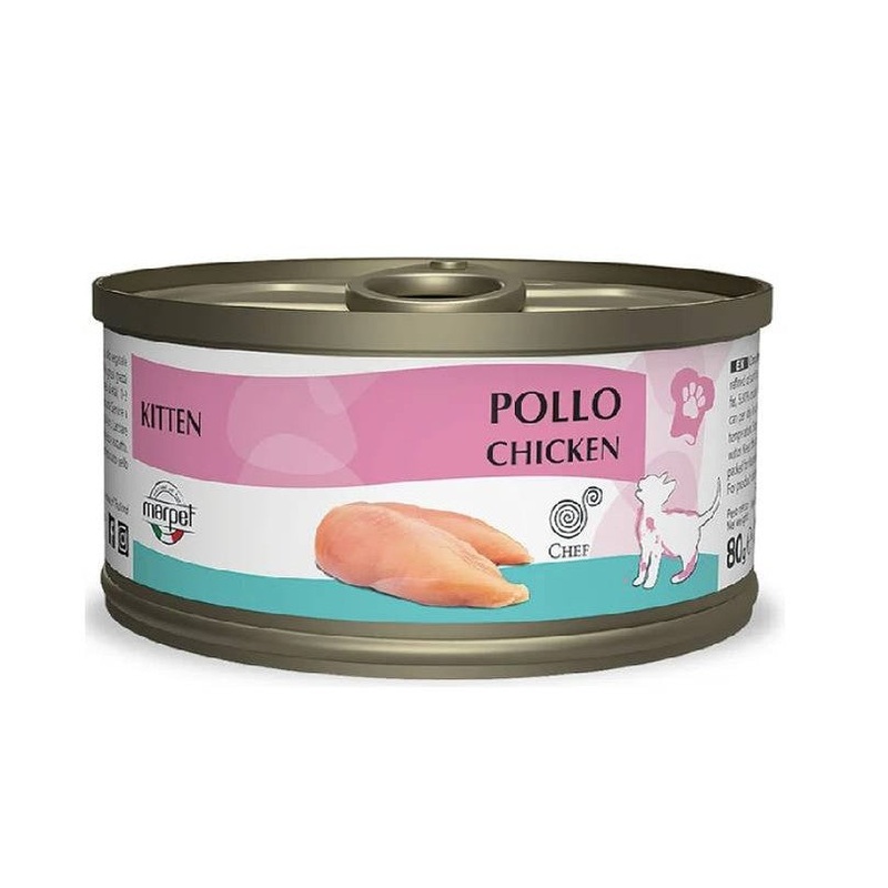 AEQUIL. CHEF Kitten Pollo Chicken 80 g