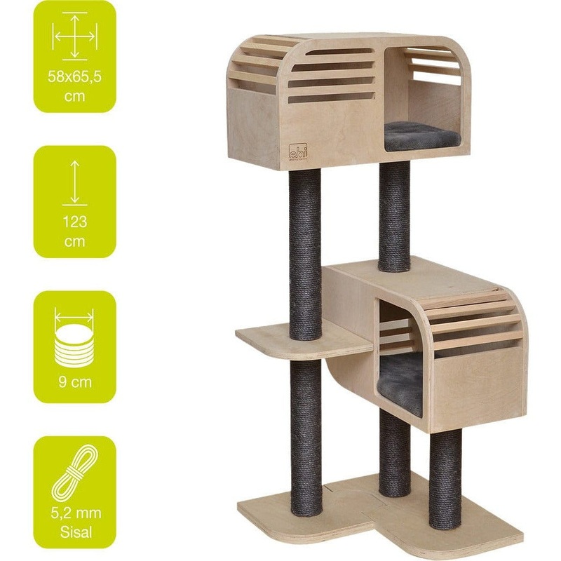 Atlas 120 scratching post 57,5x56,5x123,5cm