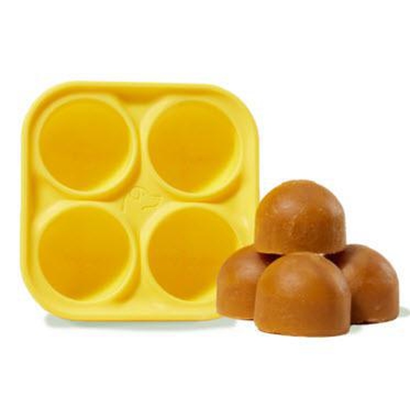 Woof Dog Toy Pupsicle Treat Tray Yellow