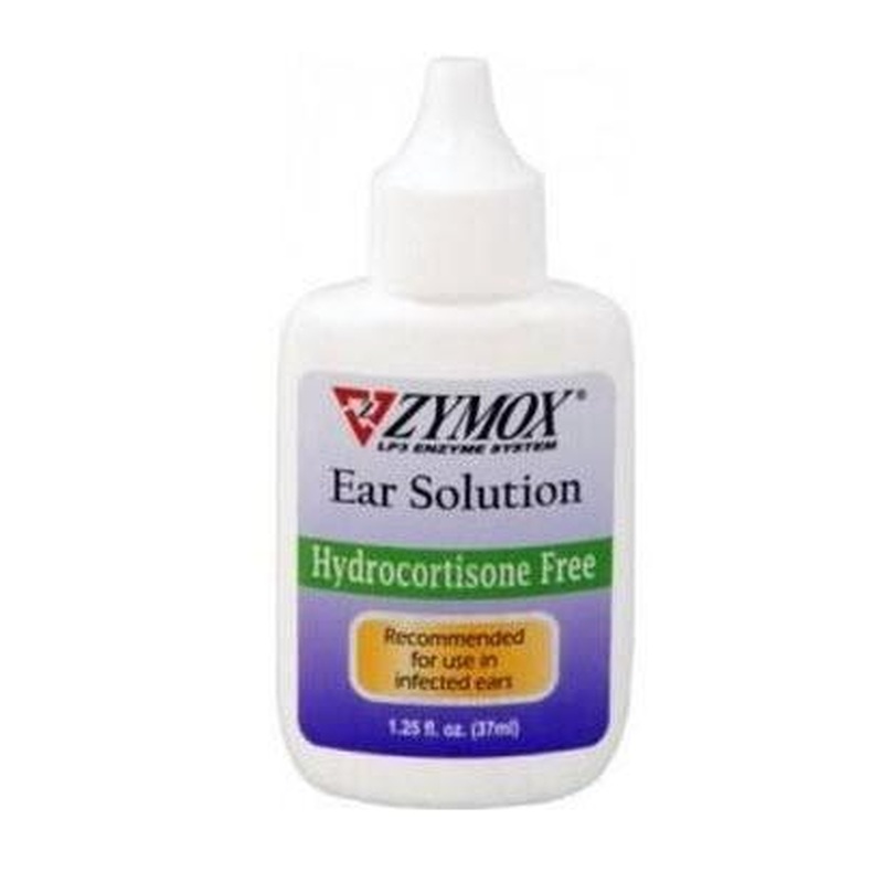 Zymox Ear Solution 1.25 oz Bottle No Hydrocortisone