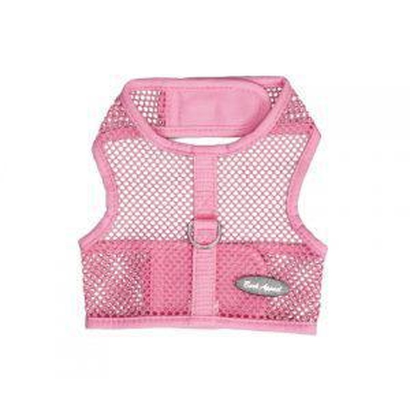 Bark Appeal Wrap N Go Netted Harness Pink