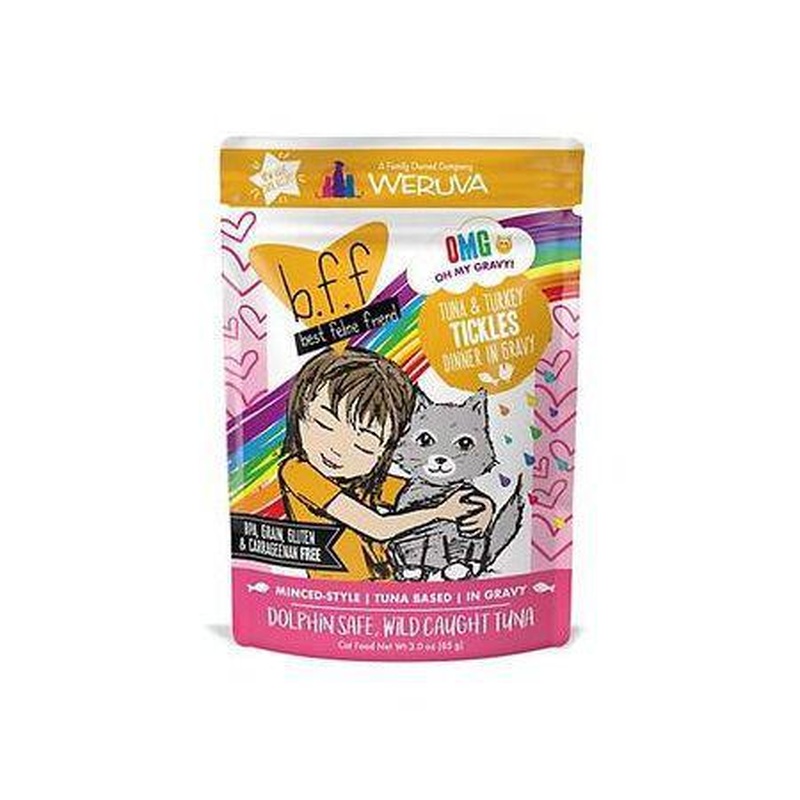 Weruva BFF OMG Gravy  Tuna & Turkey Tickles