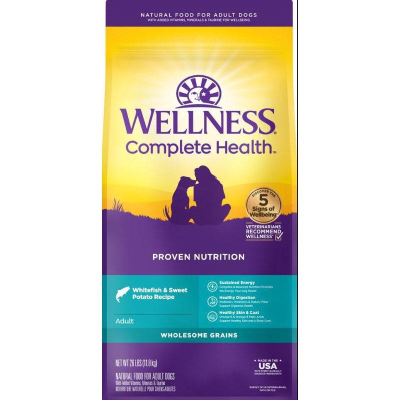 Wellness Complete Health Adult Whitefish & Sweet Potato