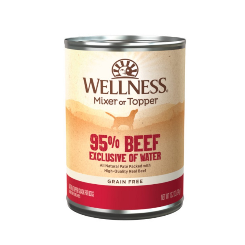 Wellness Natural Grain Free 95% Beef Recipe Adult Wet Canned Dog Food