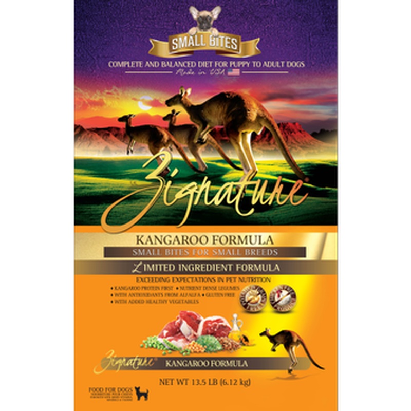 Zignature Dog Dry GF Small Bites Kangaroo Formula
