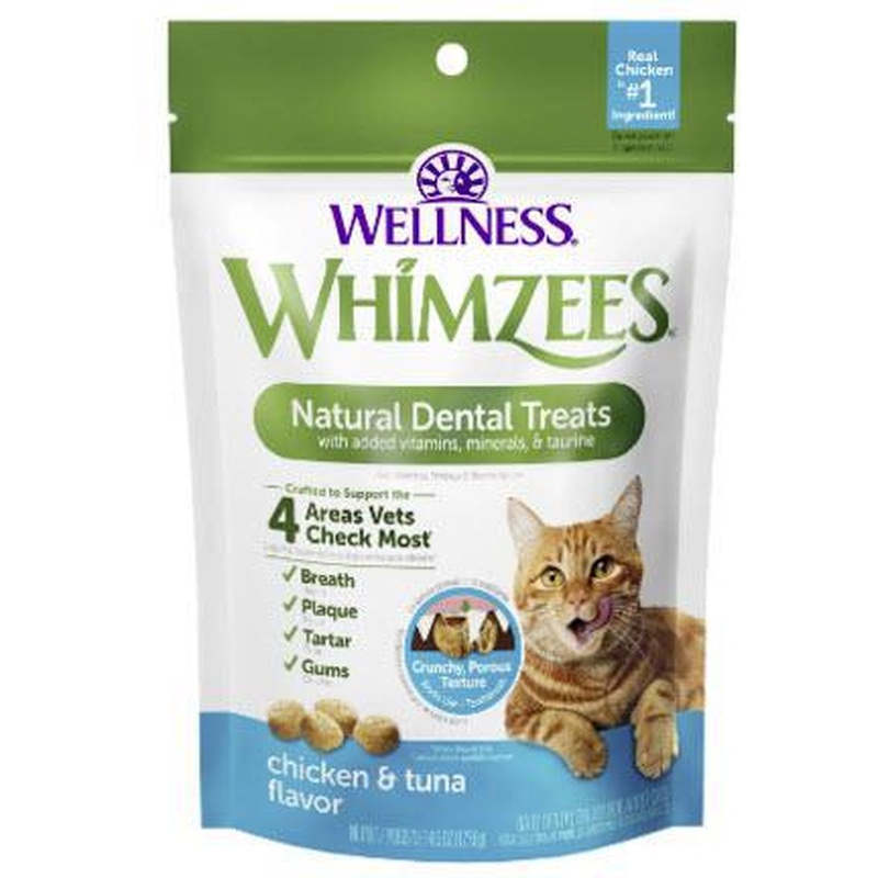 Whimzees Cat Treat Dental Chicken & Tuna 2 oz
