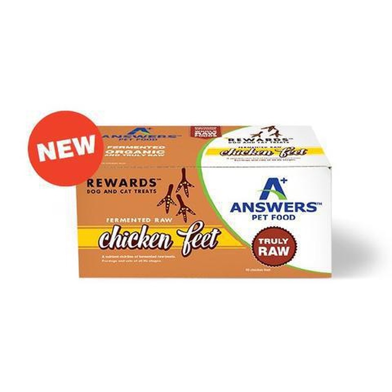 Answers Frozen Treat Chicken Feet Fermented - Dog & Cat