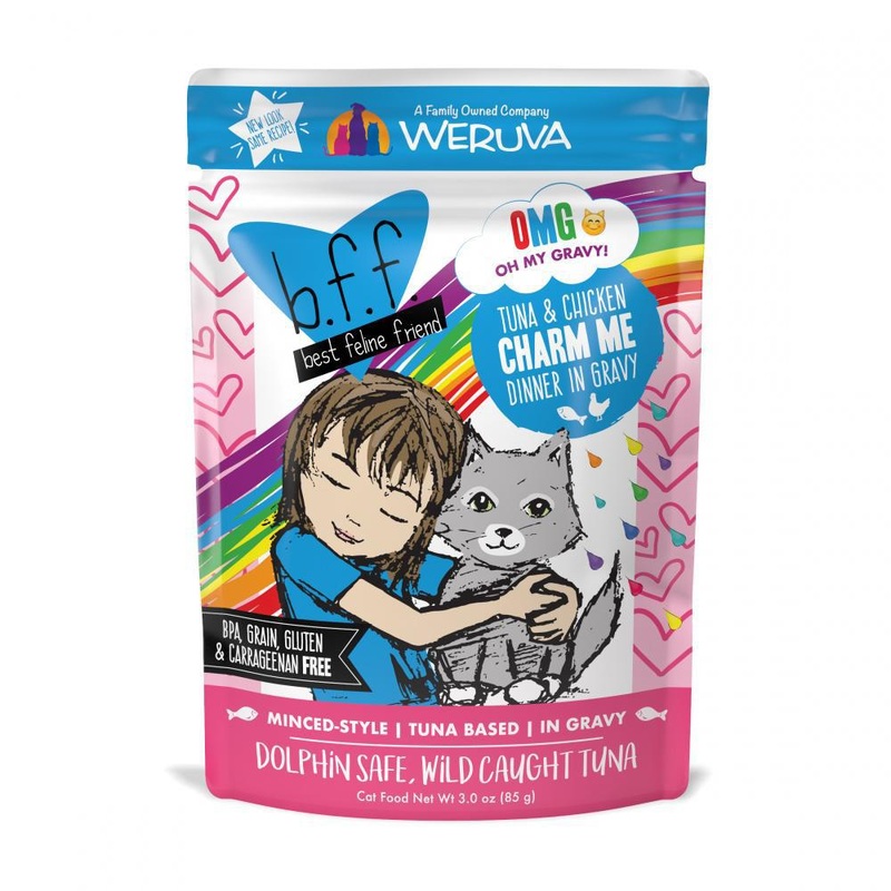 Weruva Cat BFF Originals Pouch Minced GF Tuna & Chicken - Charm Me 3oz
