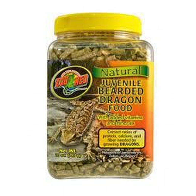 Zoo Med Laboratories Natural Bearded Juvenile Soft Dragon Food 10 Oz
