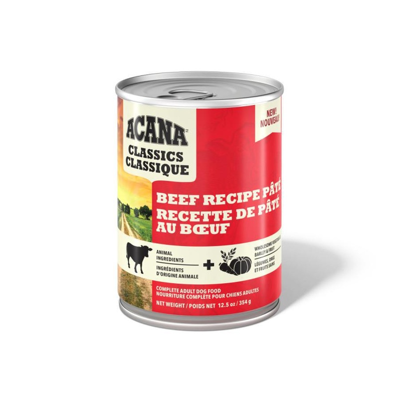 Acana Classics Canned Dog Food Beef Pt