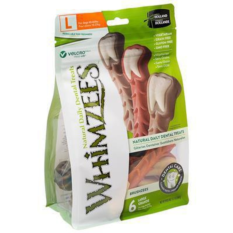 Whimzees Toothbrush Star Large 6/Value Bag 12.7 oz