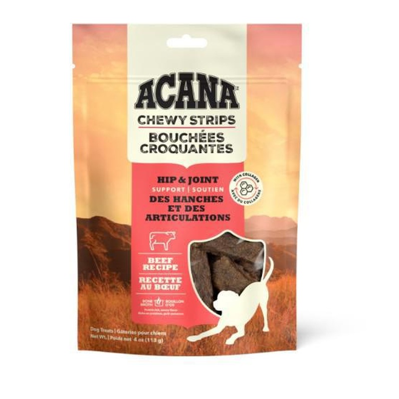 Acana Chewy Strips Hip & Joint Support Dog Treat