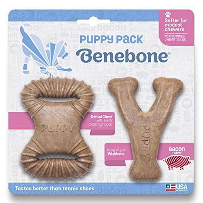 Benebone Tiny Dental Chew & Wishbone 2 Pack
