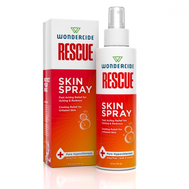 Wondercide RESCUE Skin Spray for Dogs & Cats