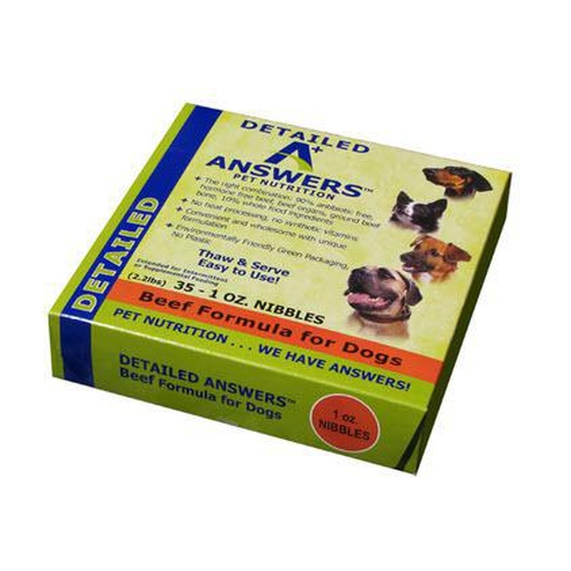 Answers Beef Detailed Nibbles Beef 2.2#