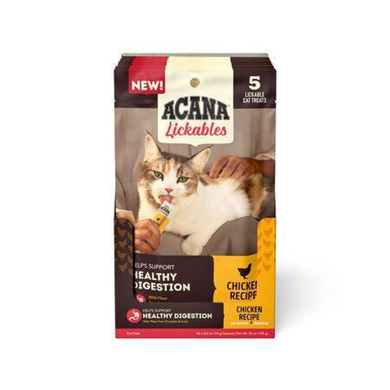 Acana Lickables Healthy Digestion Cat Treats Chicken