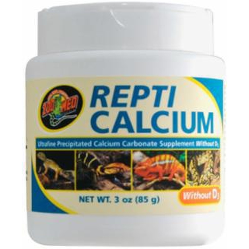 Zoo Med Calcium W/O D3 3 oz.
