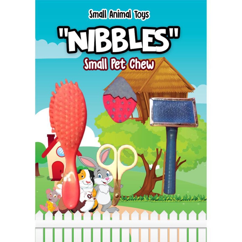 A & E Cages Nibbles Small Animal Grooming Kit