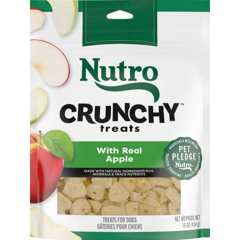 Nutro Crunchy Treats with Real Apple Dog Treats