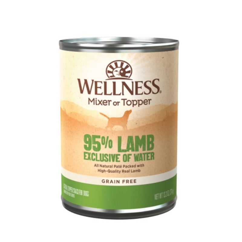 Wellness Natural Grain Free 95%  Lamb Recipe Adult Wet Canned Dog Food