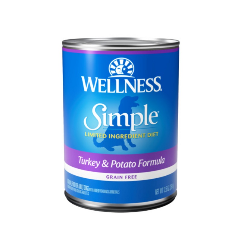Wellness Simple Natural Limited Ingredient Diet Turkey and Potato Recipe Wet Canned Dog Food