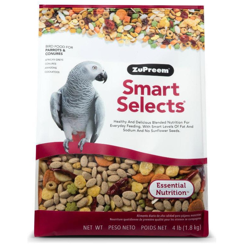 ZuPreem Smart Selects Parrot/Conjures 4#