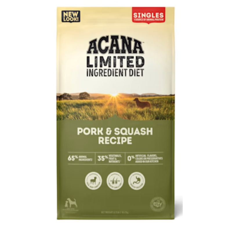Acana LID Pork & Squash Recipe 4.5#