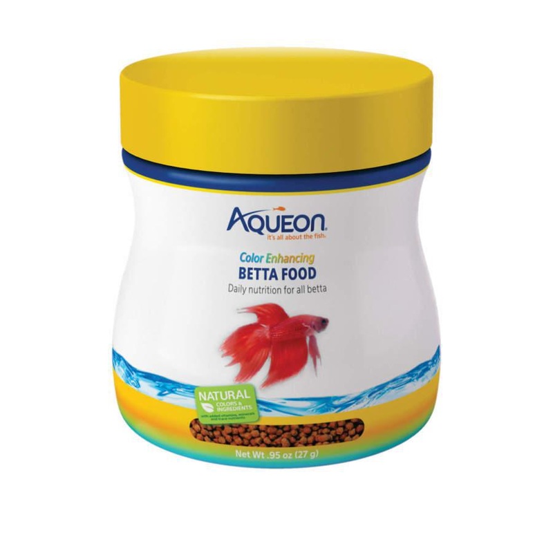 Aqueon Betta Food Color Enhancing Floating Pellet