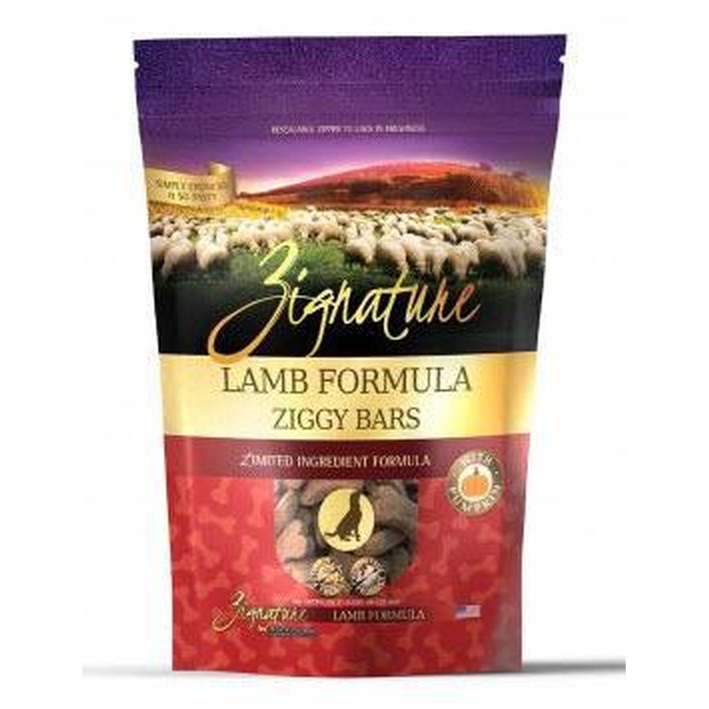 Zignature Ziggy Bars Limited Ingredient Lamb Formula Dog Treat 12 Oz
